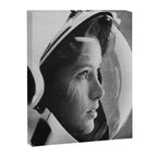 NASA Astronaut, Anna Fisher, black and white photograph Canvas Print Gallery Image 8