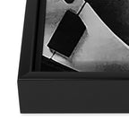 NASA Astronaut, Anna Fisher, black and white photograph Framed Canvas Print Gallery Image 3