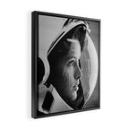 NASA Astronaut, Anna Fisher, black and white photograph Framed Canvas Print Gallery Image 2