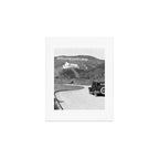 Old Hollywood sign Hollywoodland black and white photograph Art Print Gallery Image 1