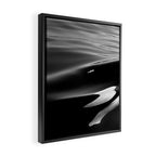Orca, kill whale whale watching black and white nature photograph - photography - photographs Framed Canvas Print Gallery Image 2
