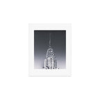 Pinnacle skyscraper sphere, New York, New York architectural black and white photograph Art Print Gallery Image 1
