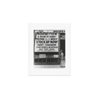 Prohibition restaurant advertising liquor and beer warning customers to stock up now on liquor and beer before prohibition goes into affect black and white illustration photograph - photography - photographs ad Art Print Gallery Image 1