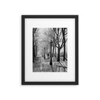 Sacre Coeur, Montmartre, Paris, France Stairs black and white photograph / black and white photography Framed Art Print Gallery Image 6