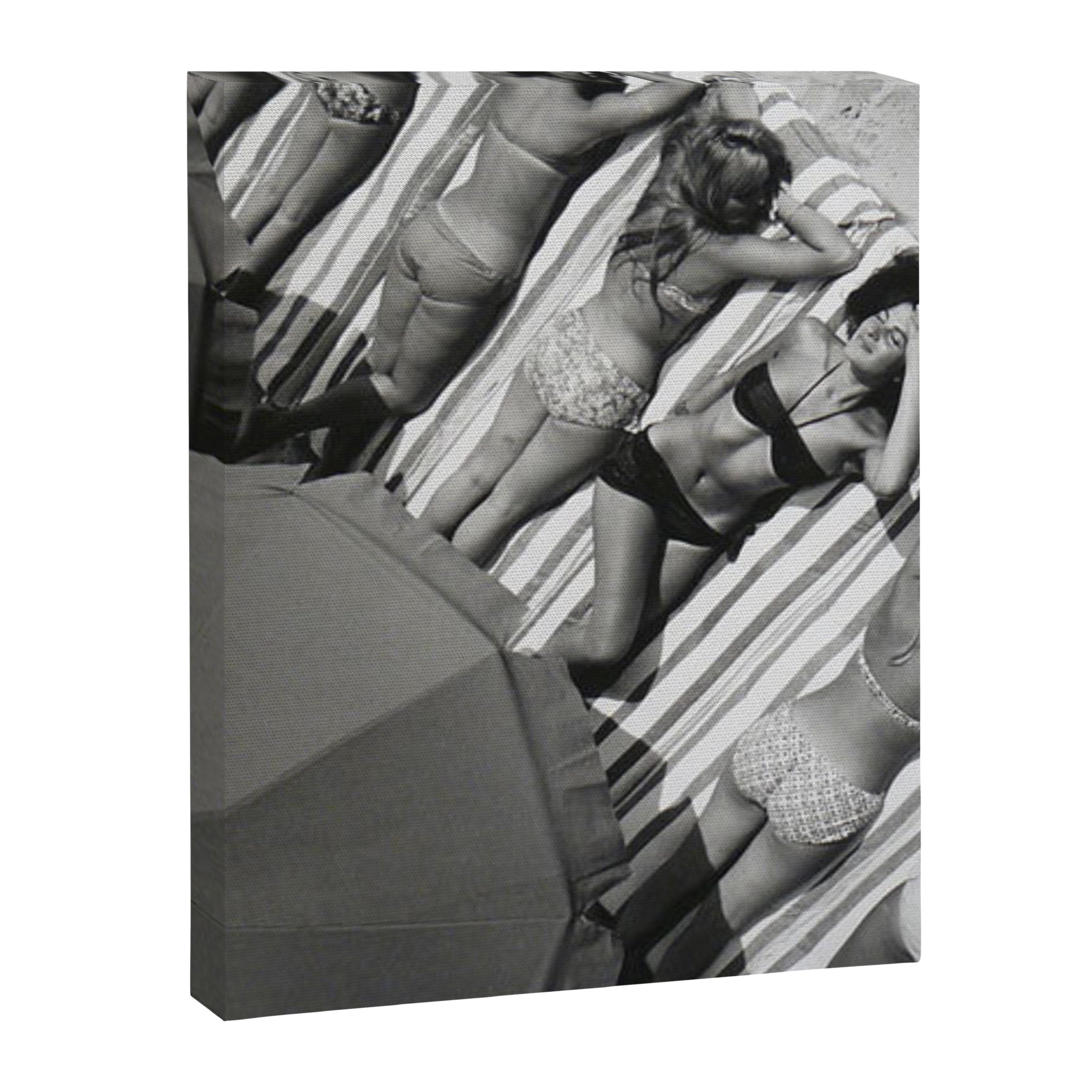 They laugh at me because I am different.  I laugh at them because they are all the same! Canvas Print Gallery Image 6
