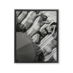 They laugh at me because I am different.  I laugh at them because they are all the same! Framed Canvas Print Gallery Image 6