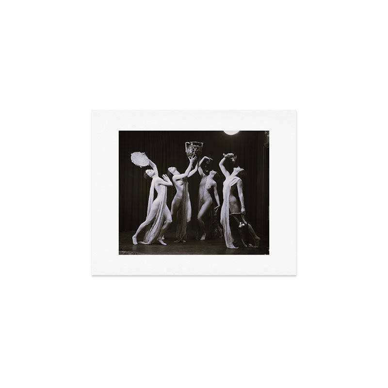 Vintage Marion Morgan dancers modern dance performance black and white photograph by Arnold Genthe Art Print Gallery Image 1