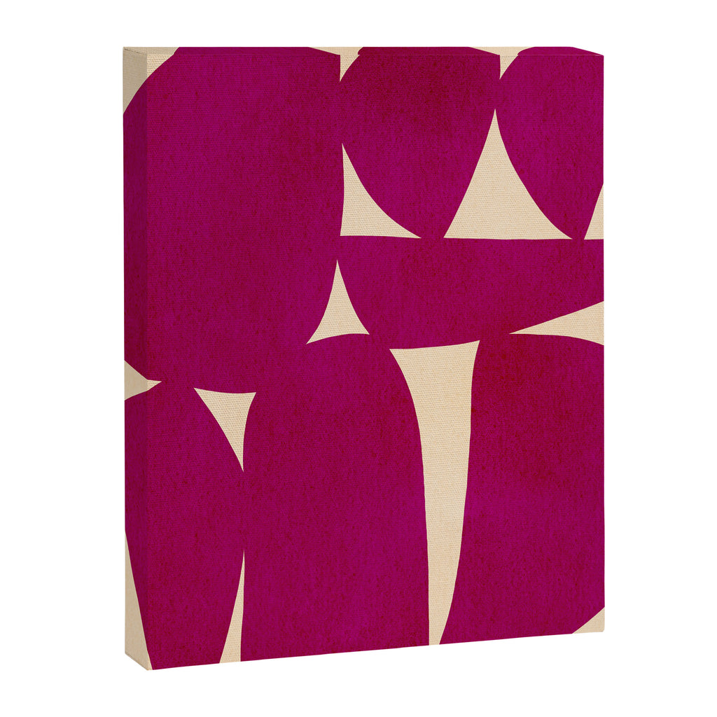 Abstract A11-magenta Canvas Print Gallery Image 6