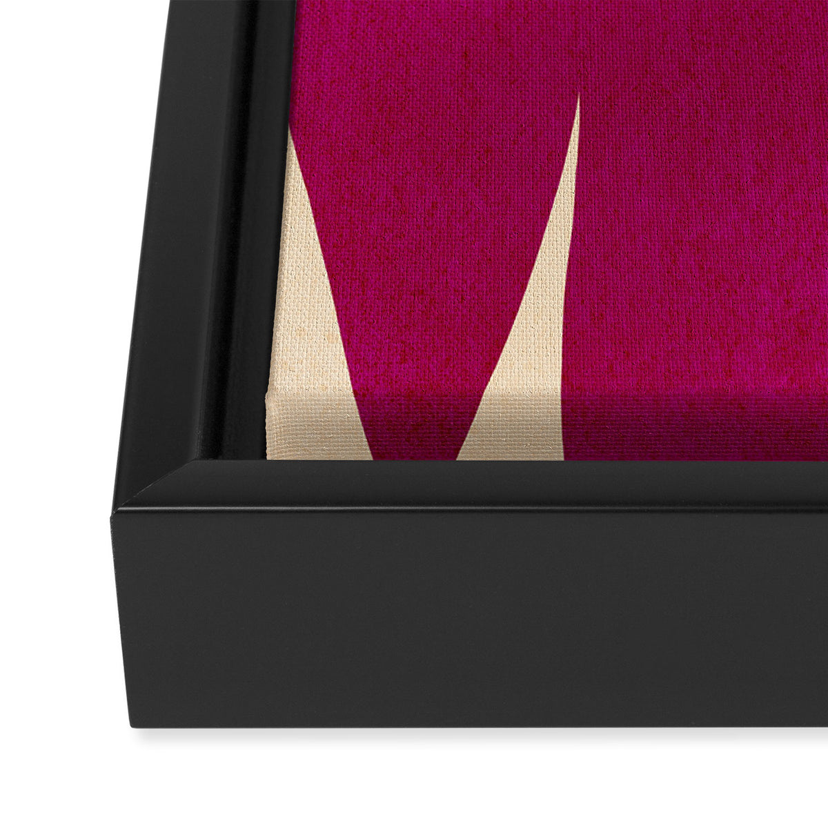 Abstract A11-magenta Framed Canvas Print Gallery Image 3
