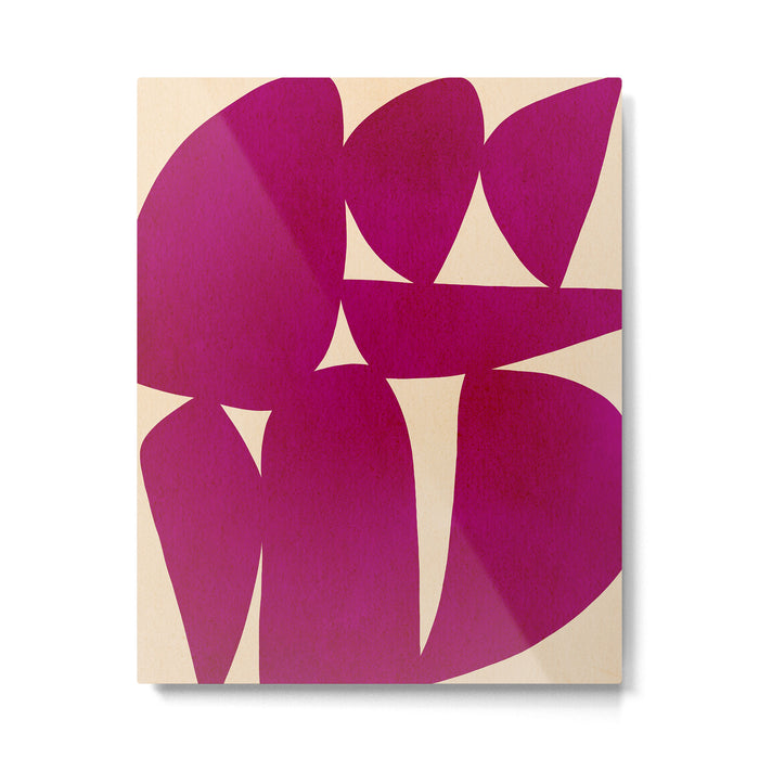 Abstract A11-magenta Metal Print Gallery Image 1