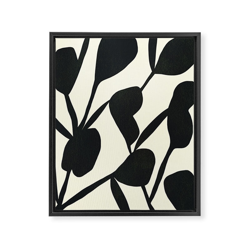 Abstract A17-black Framed Canvas Print Gallery Image 6