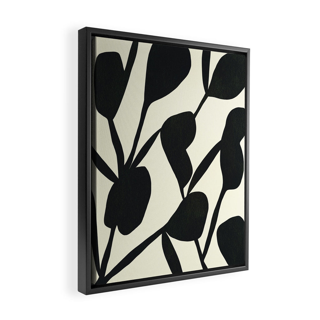 Abstract A17-black Framed Canvas Print Gallery Image 2