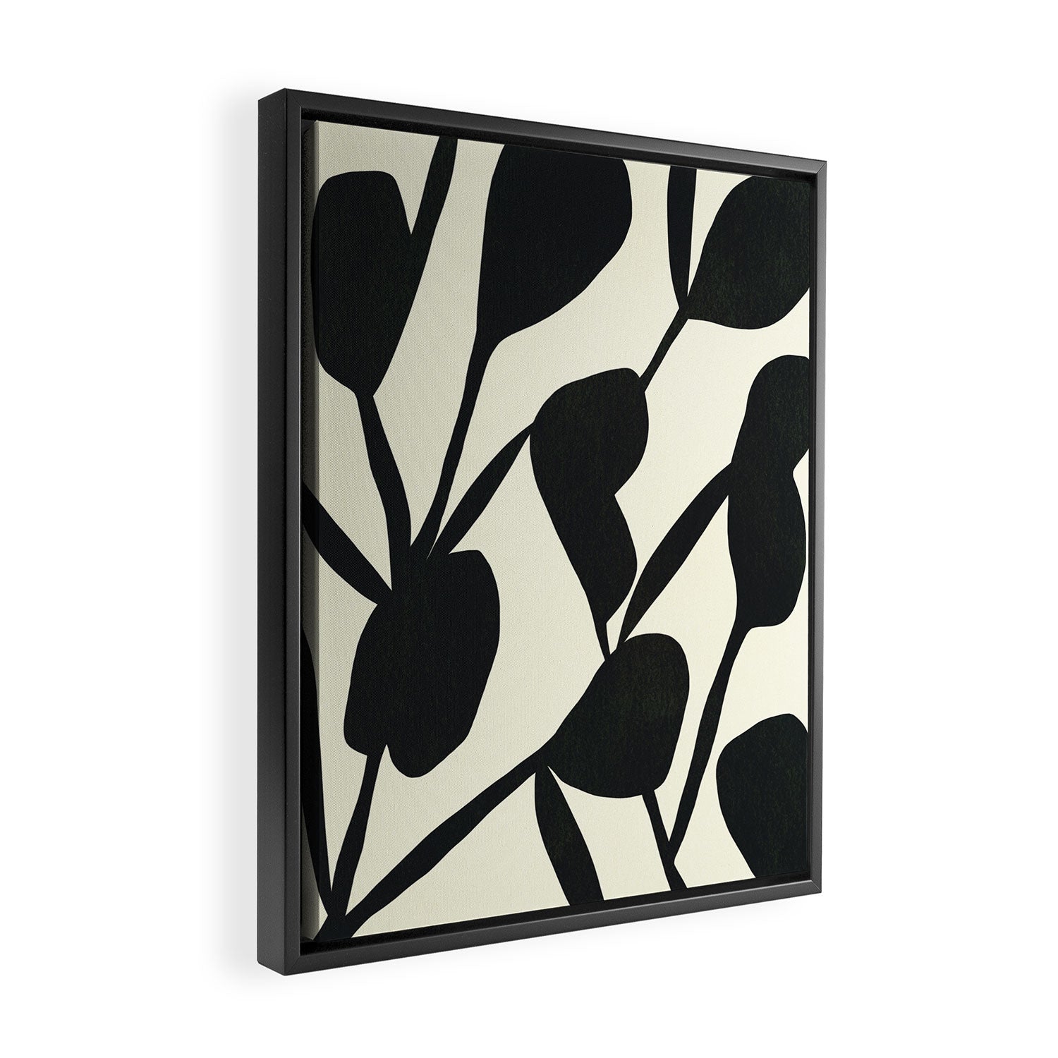 Abstract A17-black Framed Canvas Print Gallery Image 2