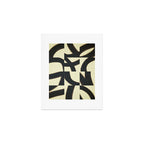 Abstract black pattern Art Print Gallery Image 1