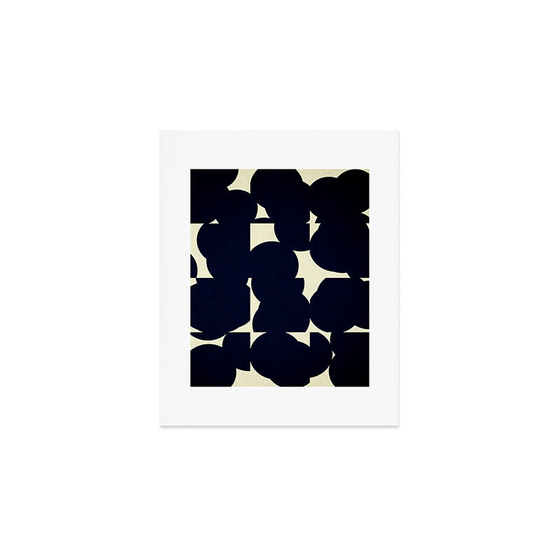 Abstract Black shape Art Print Gallery Image 1