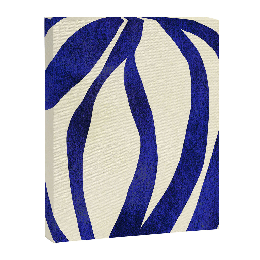 Abstract Blue lines  Canvas Print Gallery Image 6