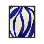 Abstract Blue lines  Framed Canvas Print Gallery Image 6