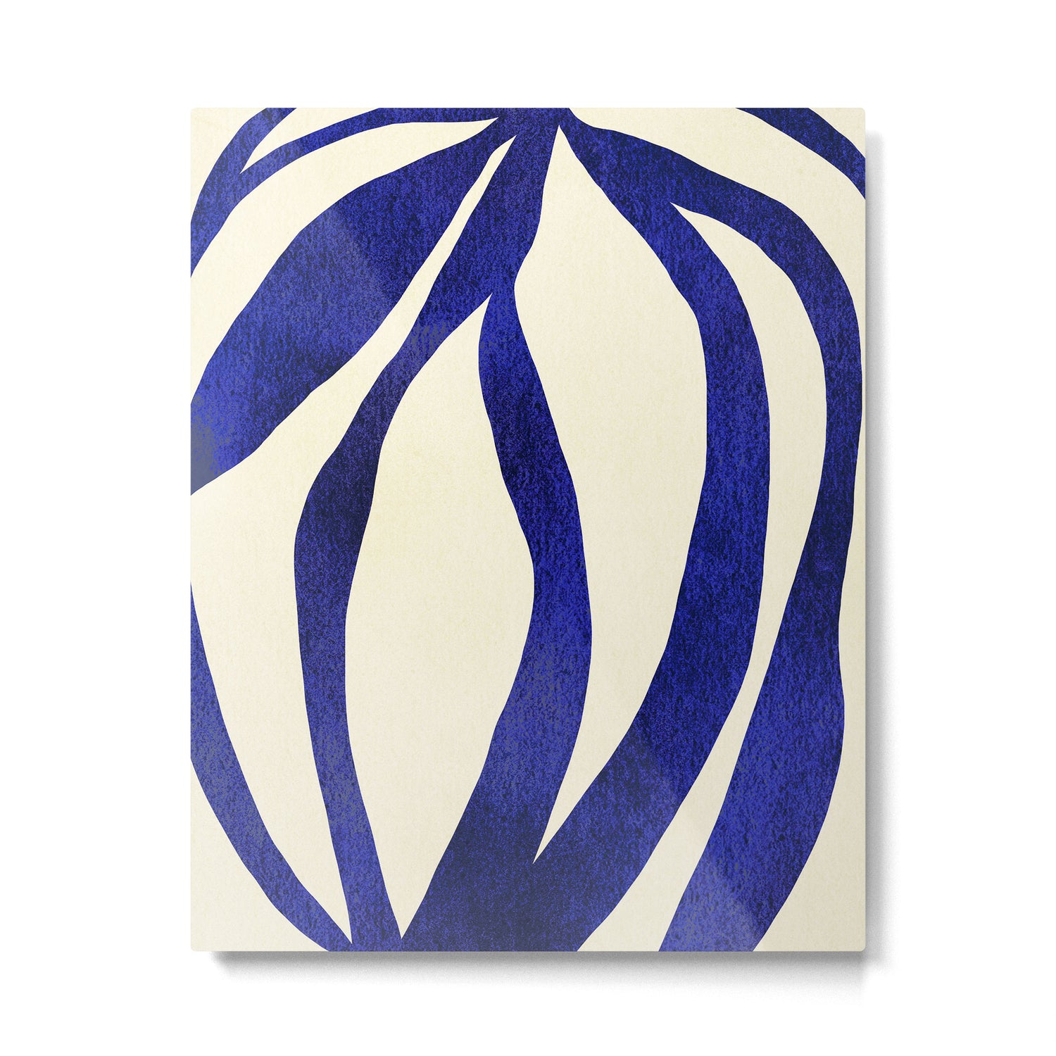 Abstract Blue lines  Metal Print Gallery Image 4