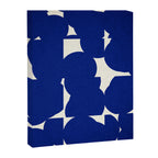 Abstract Blue shape Canvas Print Gallery Image 6