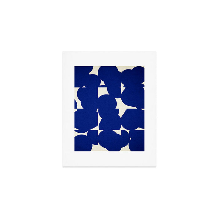 Abstract Blue shape Art Print Gallery Image 1