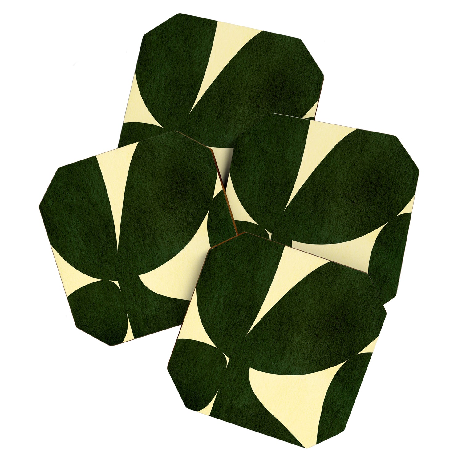 Abstract botanical 56 Coaster Gallery Image 1