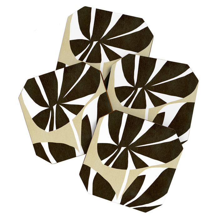 Abstract botanical 57 Coaster Gallery Image 1