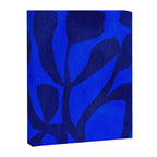 Abstract botanical- blue garden Canvas Print Gallery Image 6
