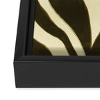 Abstract botanical Leaf Framed Canvas Print Gallery Image 3