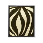 Abstract botanical Leaf Framed Canvas Print Gallery Image 6