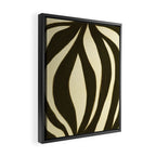 Abstract botanical Leaf Framed Canvas Print Gallery Image 2