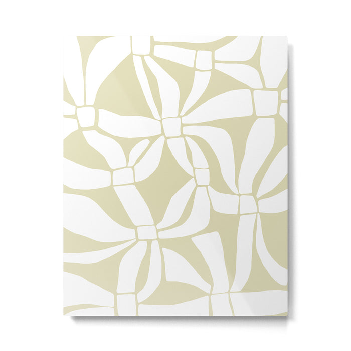 Abstract botanical pattern 01 Metal Print Gallery Image 1