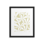 Abstract botanical pattern 01 Framed Art Print Gallery Image 5