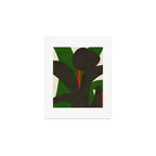 Abstract botanical X01 Art Print Gallery Image 1