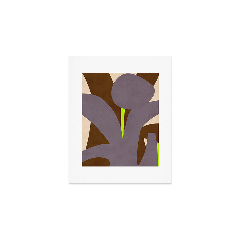 Abstract botanical X02 Art Print Gallery Image 1