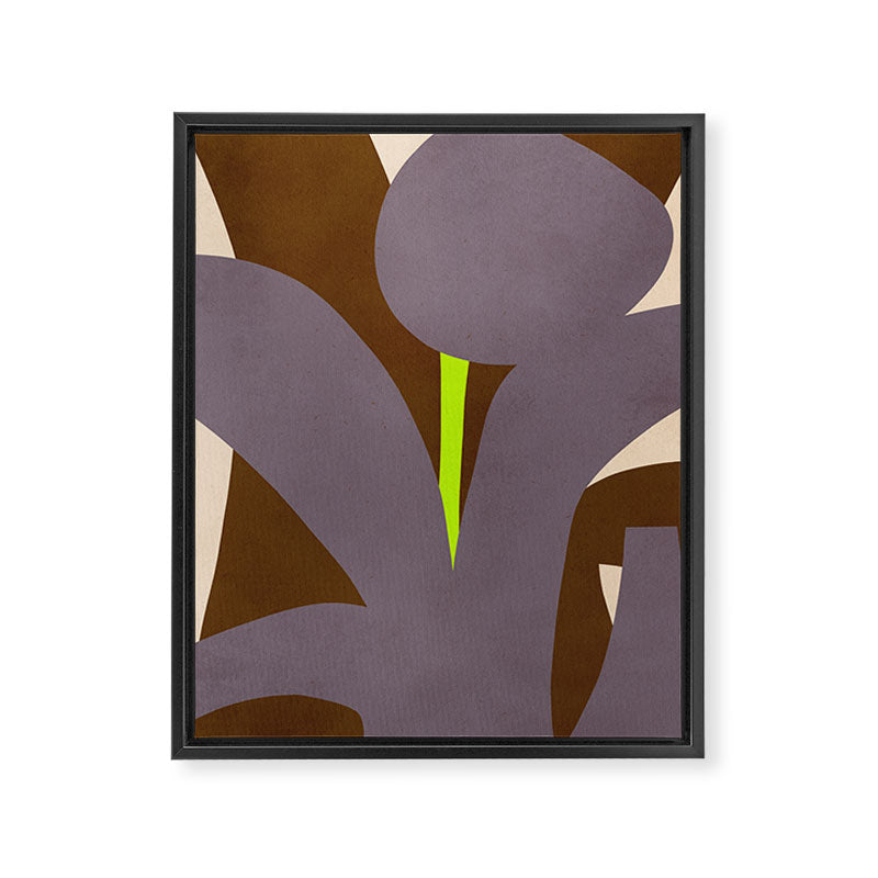 Abstract botanical X02 Framed Canvas Print Gallery Image 6