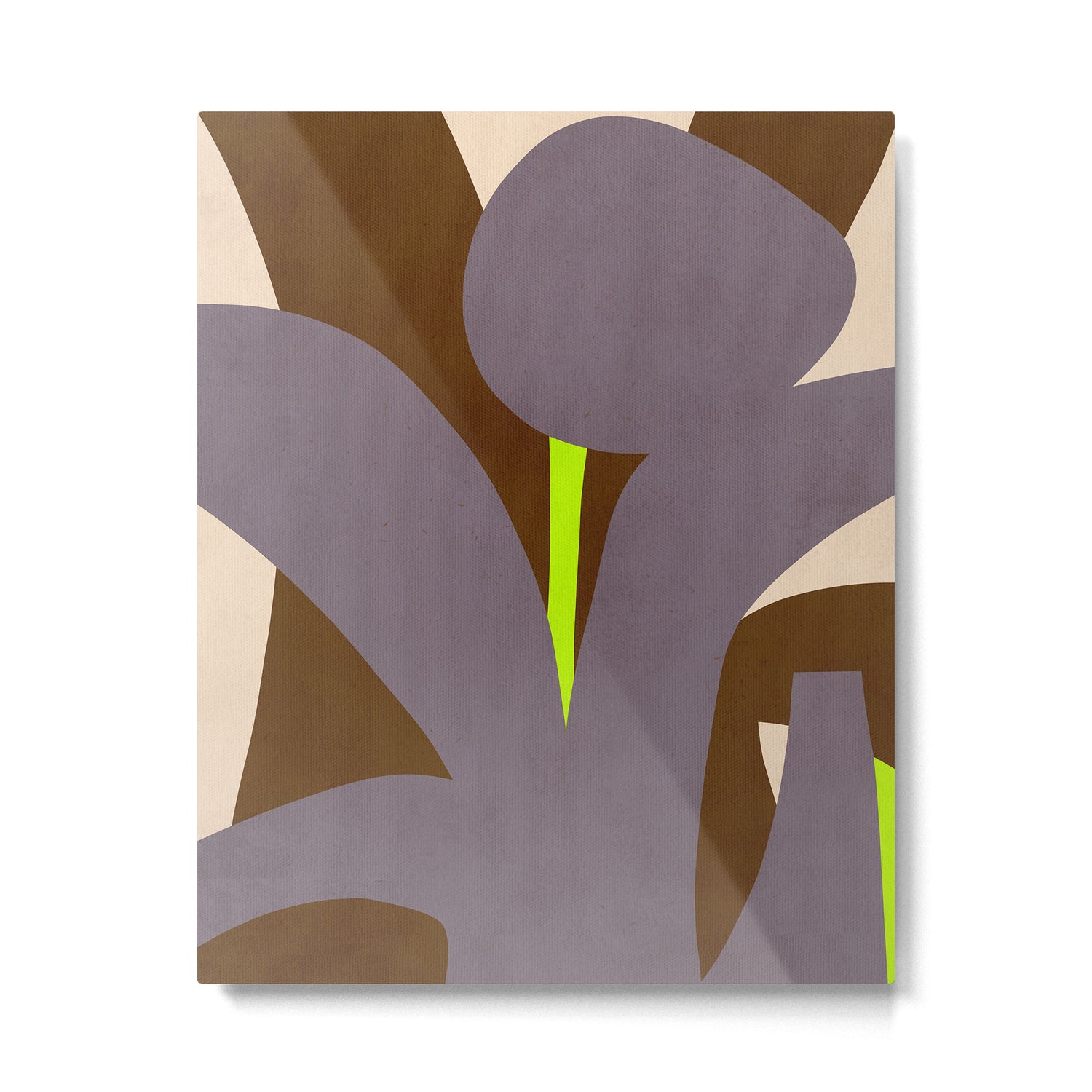 Abstract botanical X02 Metal Print Gallery Image 4