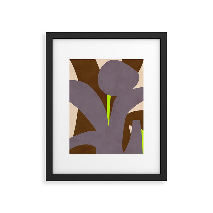 Abstract botanical X02 Framed Art Print Gallery Image 1