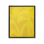 Abstract botanical- yellow Framed Canvas Print Gallery Image 6
