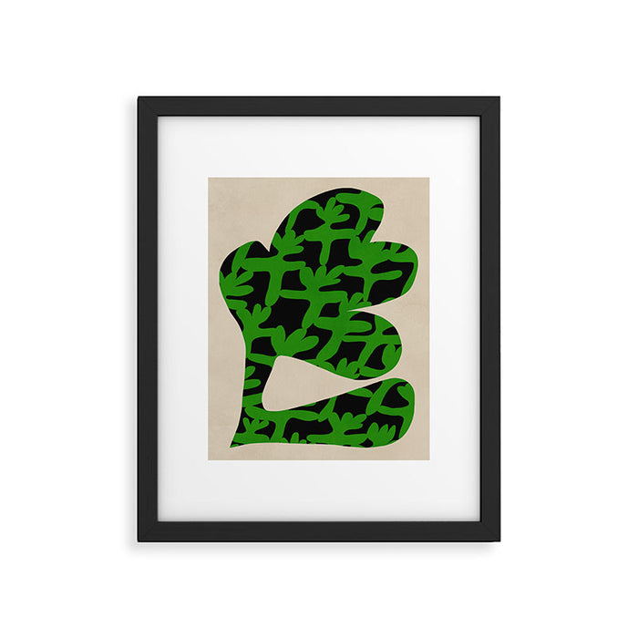 Abstract botanical-flower Framed Art Print Gallery Image 1