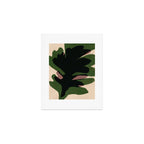 Abstract botanical-Leaf black  Art Print Gallery Image 1