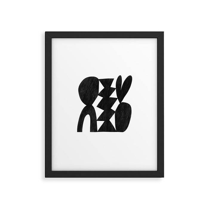 Abstract C009-black Framed Art Print Gallery Image 1