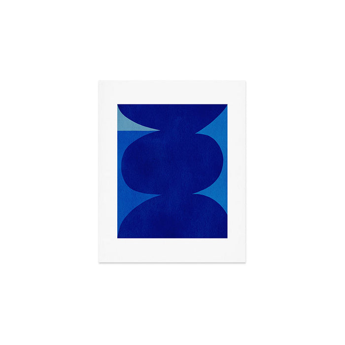 Abstract composition 02-blue Art Print Gallery Image 1