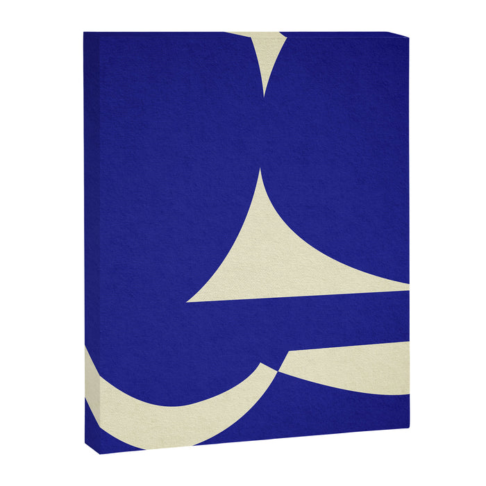abstract composition- blue01 Canvas Print Gallery Image 1