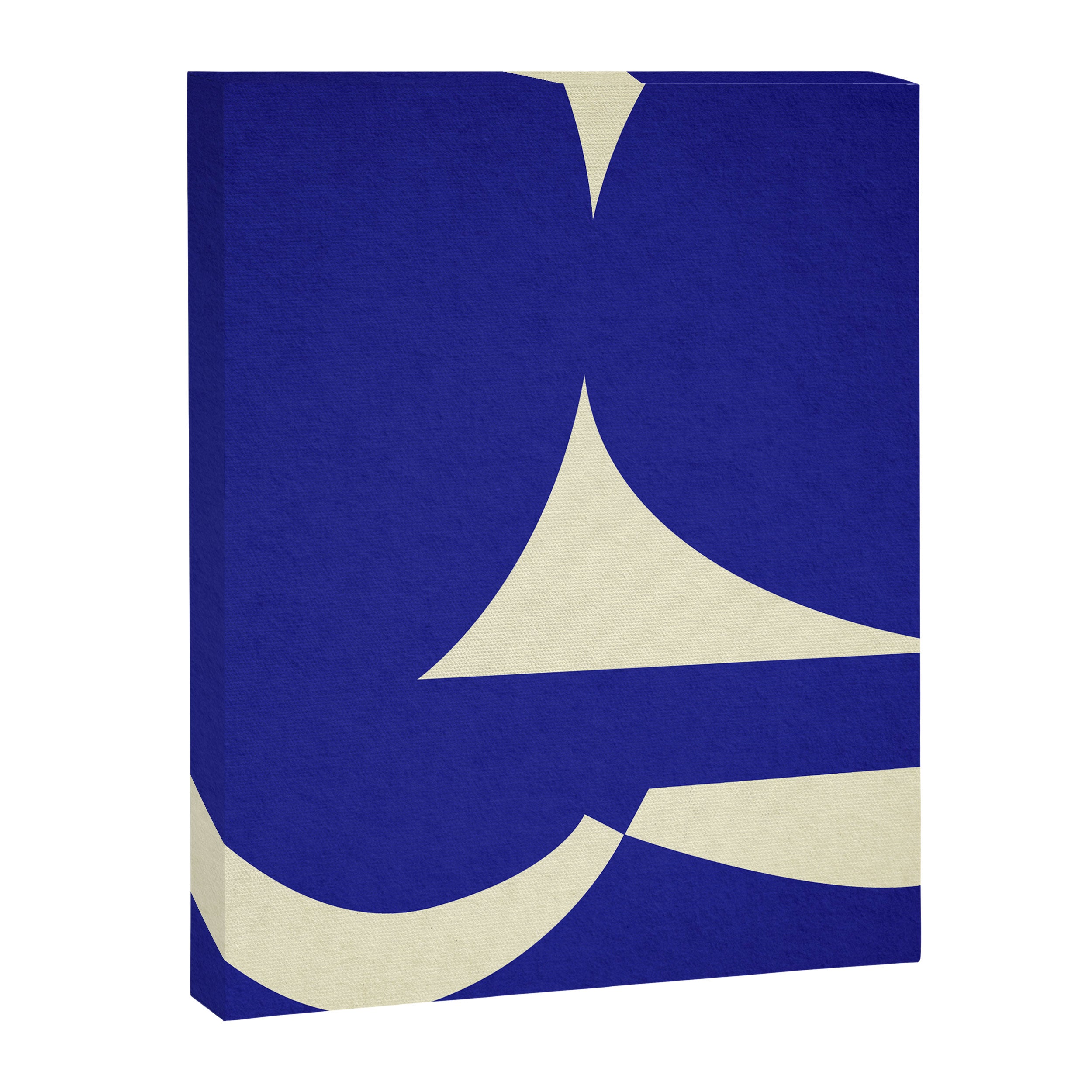 abstract composition- blue01 Canvas Print Gallery Image 6