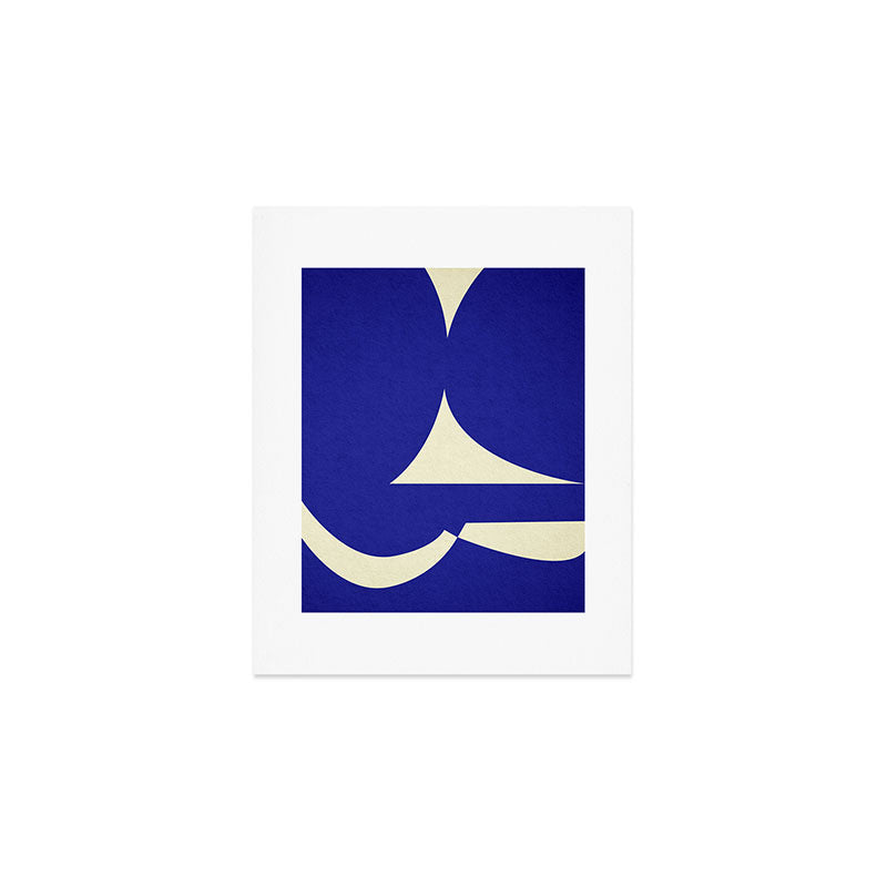 abstract composition- blue01 Art Print Gallery Image 1