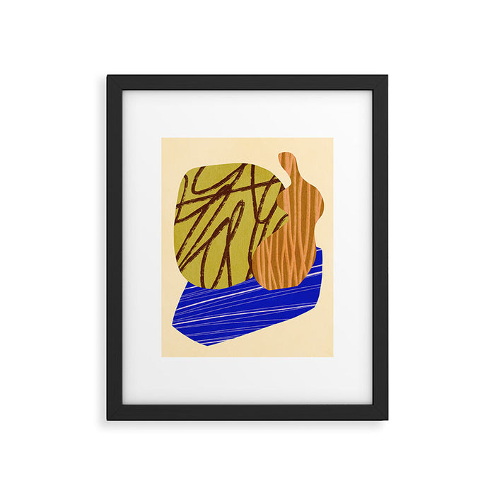 Abstract composition E01 Framed Art Print Gallery Image 1