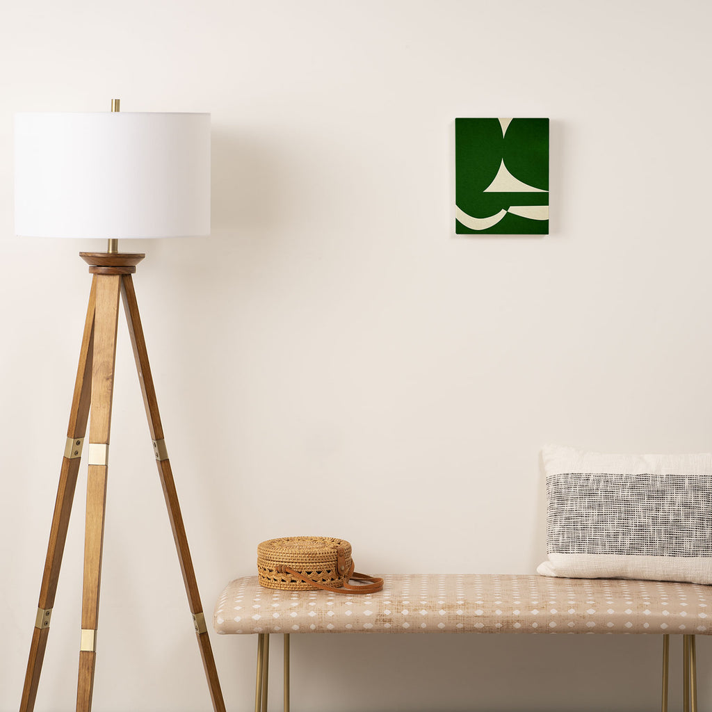 abstract composition-green01 Canvas Print Gallery Image 2