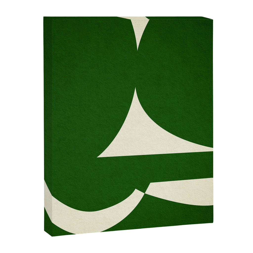 abstract composition-green01 Canvas Print Gallery Image 6