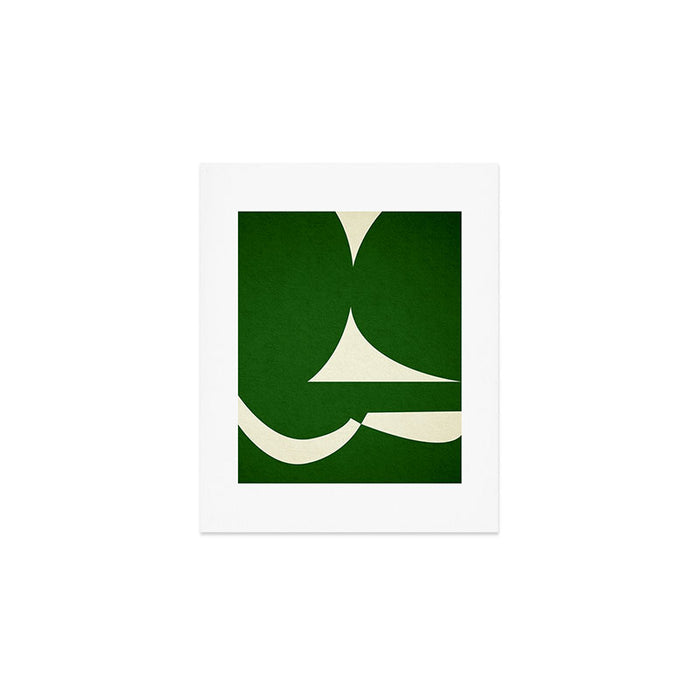 abstract composition-green01 Art Print Gallery Image 1