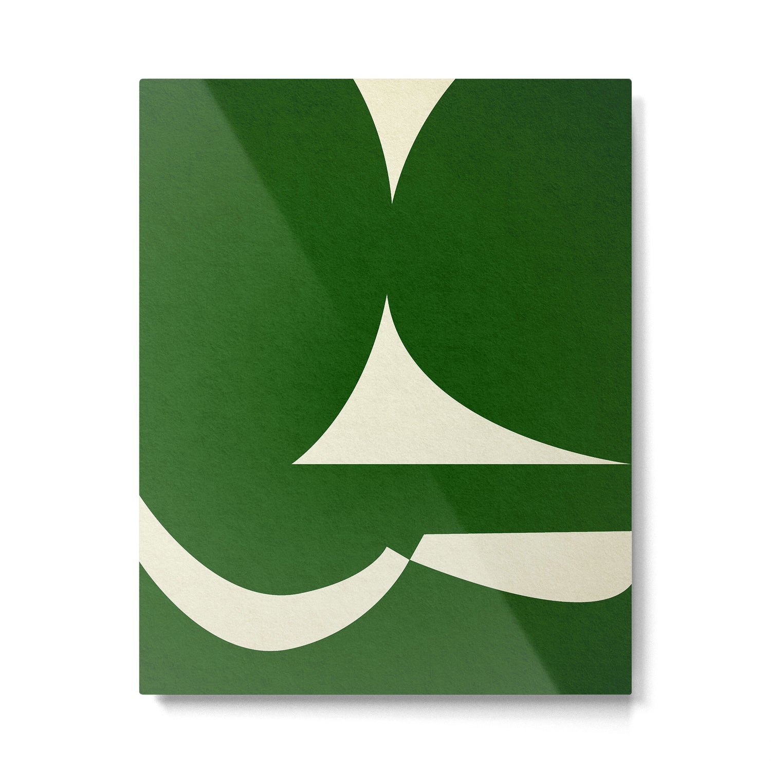 abstract composition-green01 Metal Print Gallery Image 4